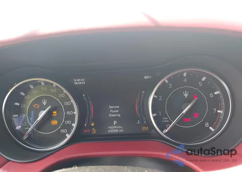 2021 Maserati Ghibli z USA, uszkodzony, nr VIN ZAM57XSA4M1368693